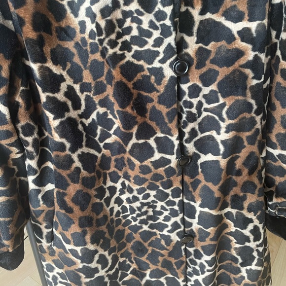 Vintage Leopard Print Swing Coat - Picture 5 of 6